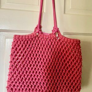 Clare V. Pink Sandy Tote